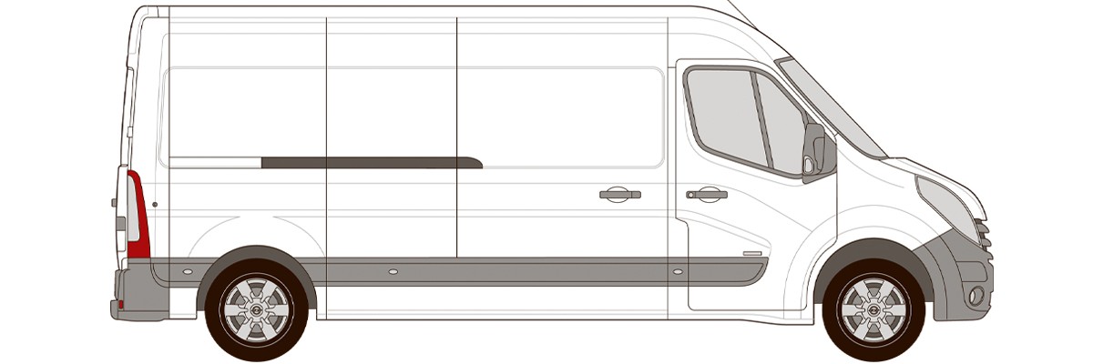 NISSAN NV400 L3 H2 FORHJULSTRUKKET