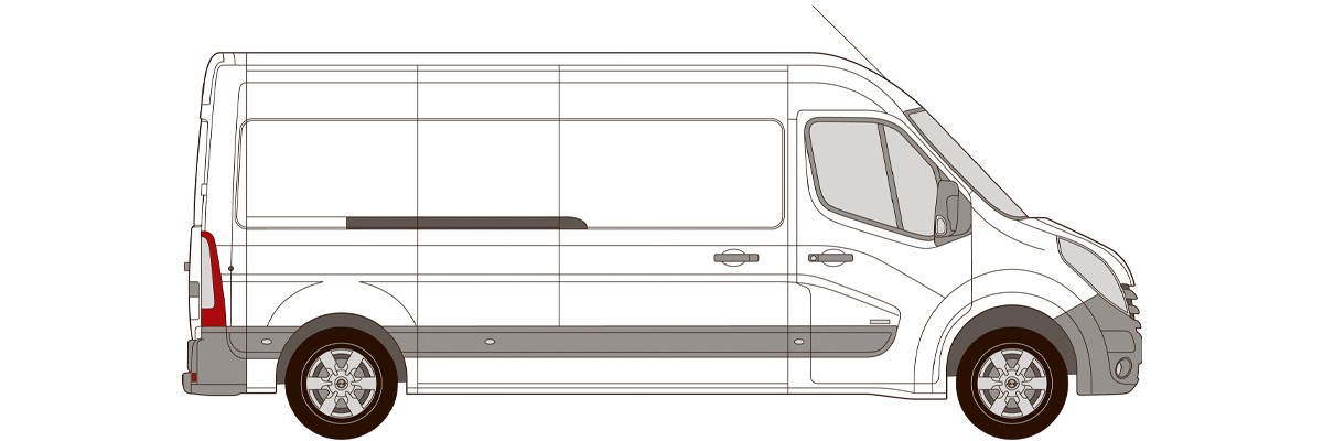 OPEL MOVANO L3 H2 FORHJULSTRUKKET