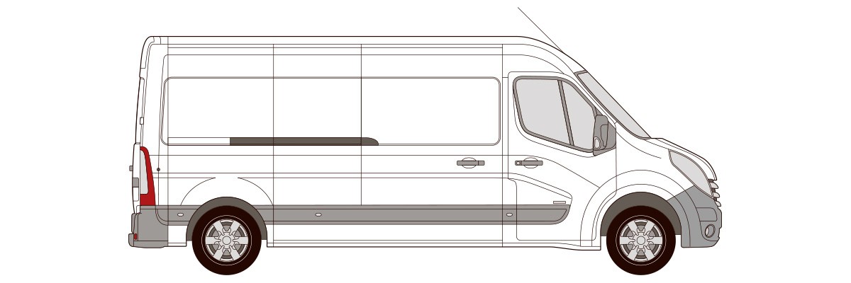 RENAULT MASTER L3 H2 FORHJULSTRUKKEN