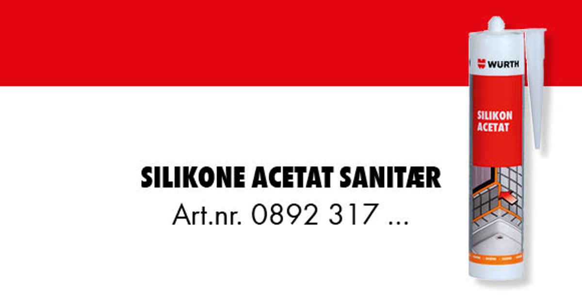 Silikone acetat sanitær