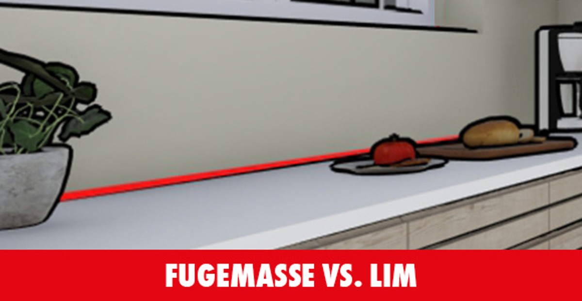 Fugemasse vs. lim