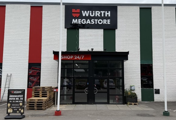 Würth Shop  Kokkedal - Åbner 23. juni 2026