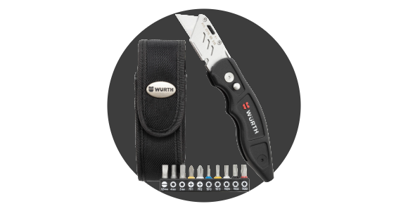 Knivsæt med tilbehør