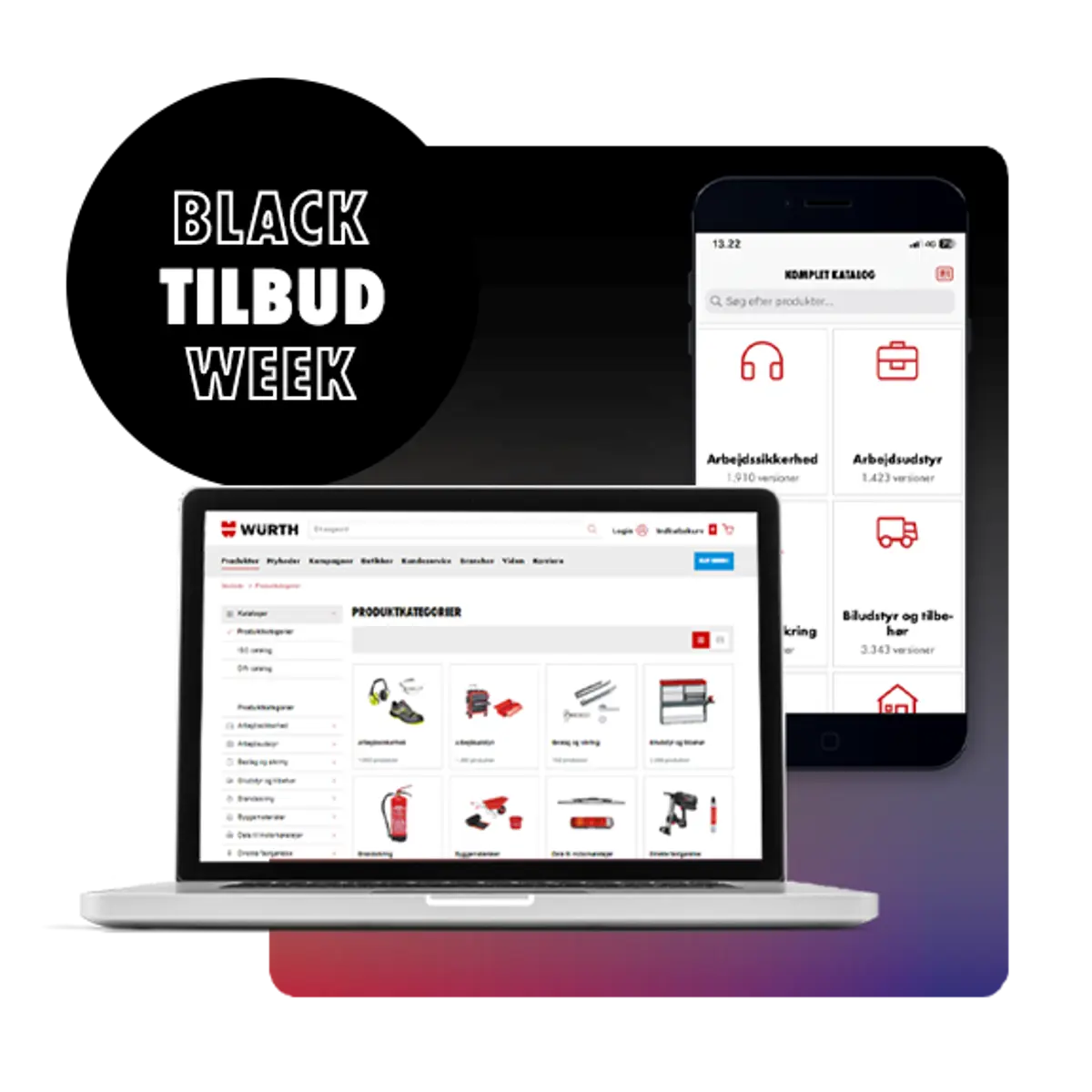 Du kan altid gøre en ekstra god handel med Ugens Online Tilbud, der gælder både i Würth app og online-shop.