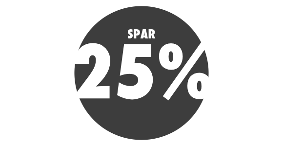 25% rabat