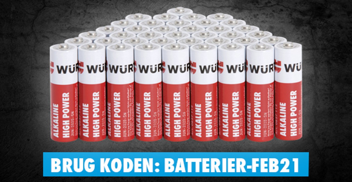 Batterier