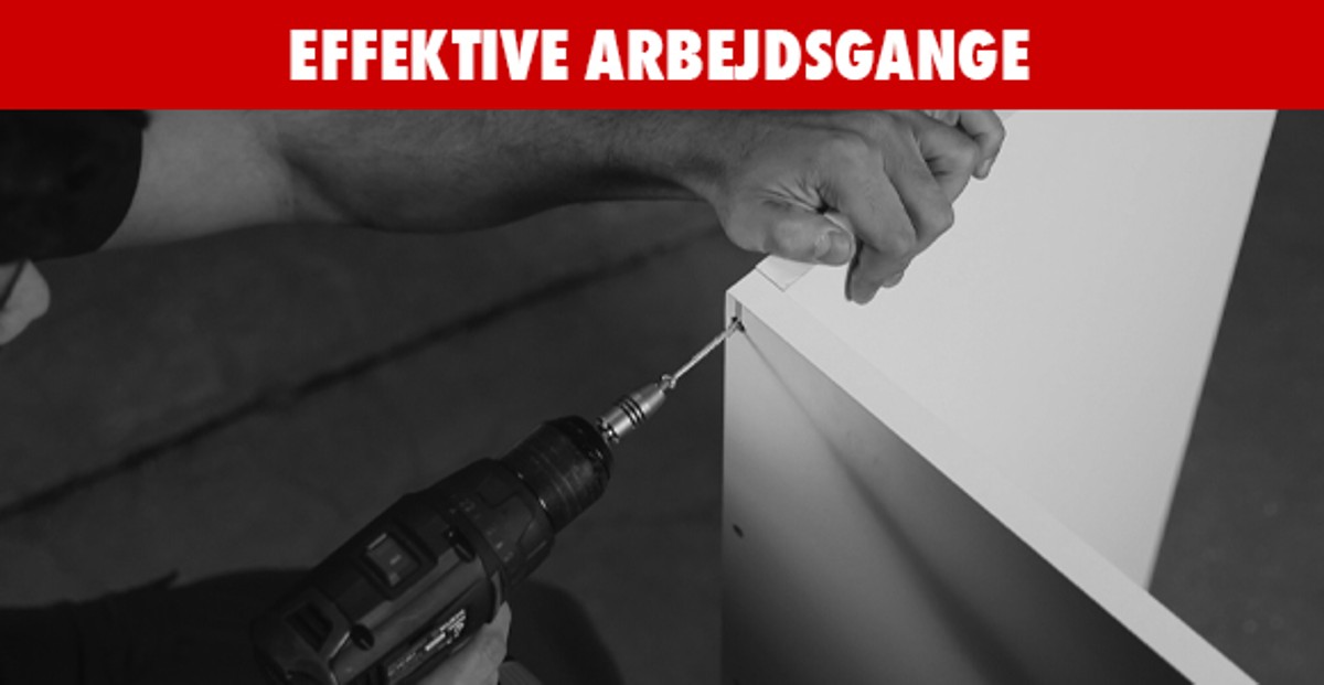 EFFKTIVE ARBEJDSGANGE