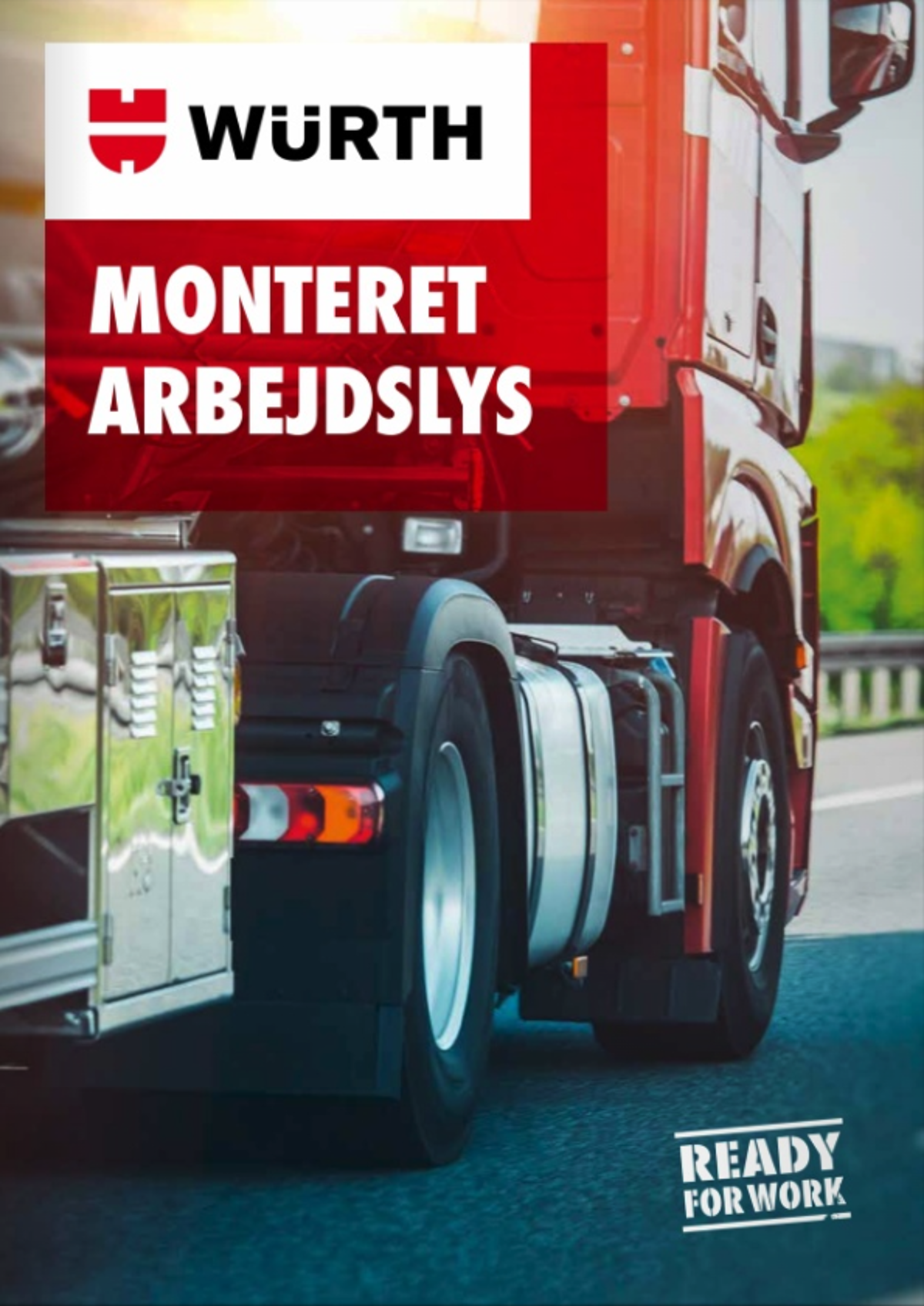 Monteret arbejdslys